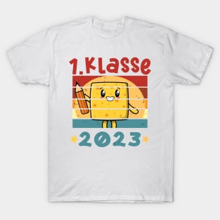 1. Klasse 2023 Kawaii Anime Schulbeginn T shirt T-Shirt